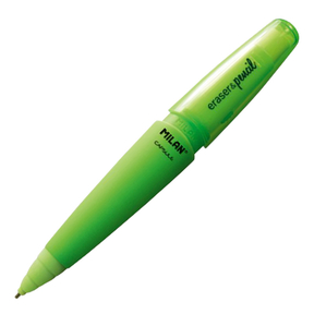 Milan Eraser & Pencil Capsule Fluo Porte-mine Corps de Couleur Verte