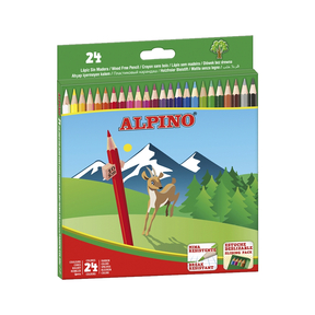 Alpino Crayons de couleur (Etui de 24 pièces)
