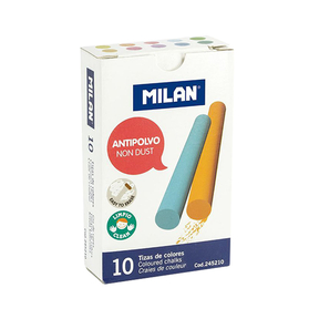 Milan Craies Anti-Poussière Couleurs (Boîte de 10 Pièces)