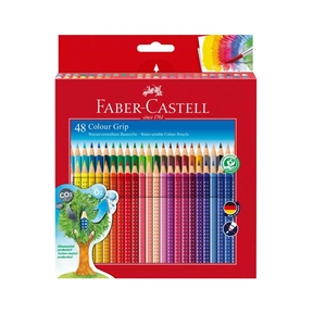  Faber-Castell Crayons de Couleur Grip (Boîte de 48 Pc.)
