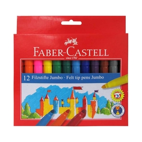 Faber-Castell Felt Tip Jumbo (boîte de 12 pc.)