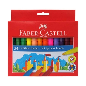 Faber-Castell Felt Tip Jumbo (boîte de 24 pc.)