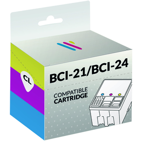 Compatible Canon BCI-21/BCI-24 Couleur