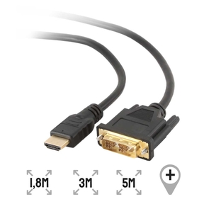 Câble DVI vers HDMI