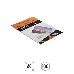 PixColor Papier Photographique Mate A6 180g (100 feuilles)