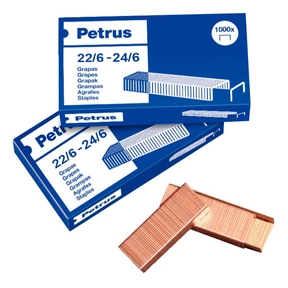 Petrus Agrafes en Cuivre  22/6 - 24/6 (1 000 agrafes)