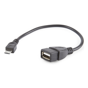 Câble USB A 2.0 - microUSB OTG - 0,15m