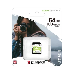 Kingston SDHC Canvas Select Plus - 64GB