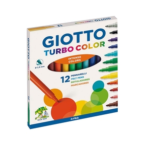 Giotto Turbo Color (Boîte de 12 pc.)