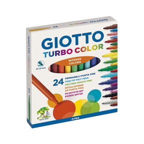 Giotto Turbo Color (Boîte de 24 pc.)