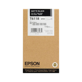 Epson T6118 Noir Mat Originale
