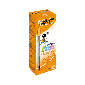 BIC Cristal Fun (Sac 20 Pcs.) (Orange)
