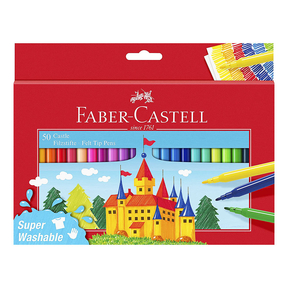 Faber-Castell Felt Tip Pens (Pack 50 Pcs.)