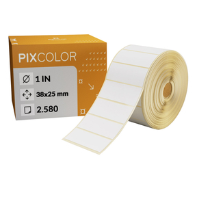 PixColor Desk Labels 38x25 Thermiques