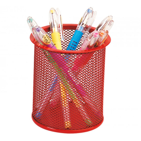 Porte-crayons à grille Q-Connect (rouge)