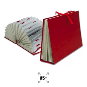 Liderpapel A5 Cardboard File Keeper (Red)