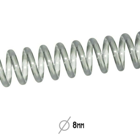 Spirale en plastique transparent 5:1 (8mm)