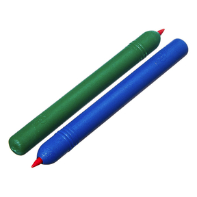 Faibo Poinçon plastique pointe épaisse vert/bleu (25 pièces)