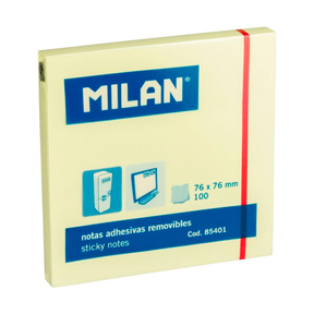 Notes autocollantes Milan 76 x 76 mm (100 feuilles)