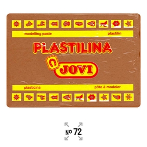 Jovi Plasticine No. 72 350 g (brun)