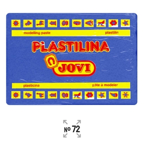 Jovi Plasticine No. 72 350 g (Bleu foncé)